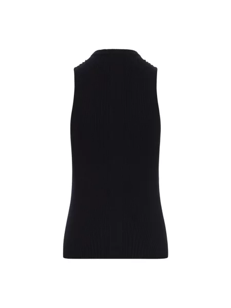 Dzianinowy top Rick Owens czarny