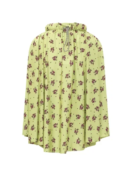 Top Coperni cu model floral cu imagine verde