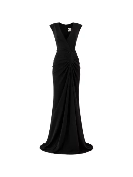 Rochie Monarh cu volane negru