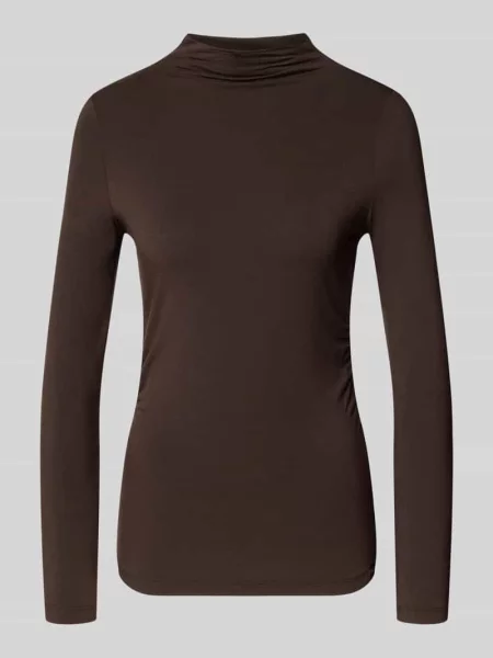 Bluzka z długim rękawem o kroju slim fit ze stójką Smith And Soul
