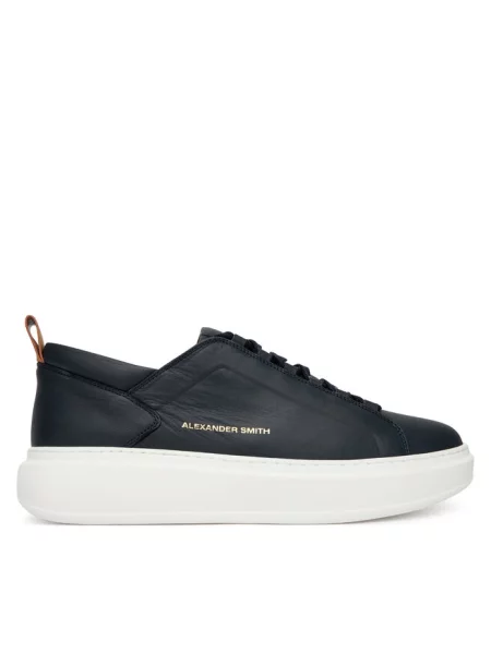 Sneakersy Alexander Smith granatowe