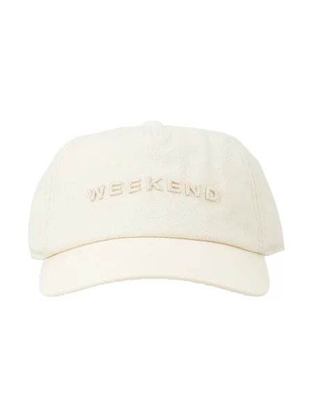 Czapka z daszkiem Weekend Max Mara beżowa