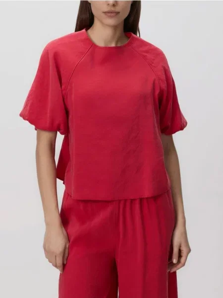 Reserved Блузка з високим вмістом модалу червоний