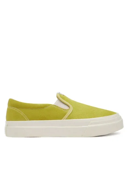 Ниски кецове Stepney Workers Club LISTER RAW SUEDE зелено