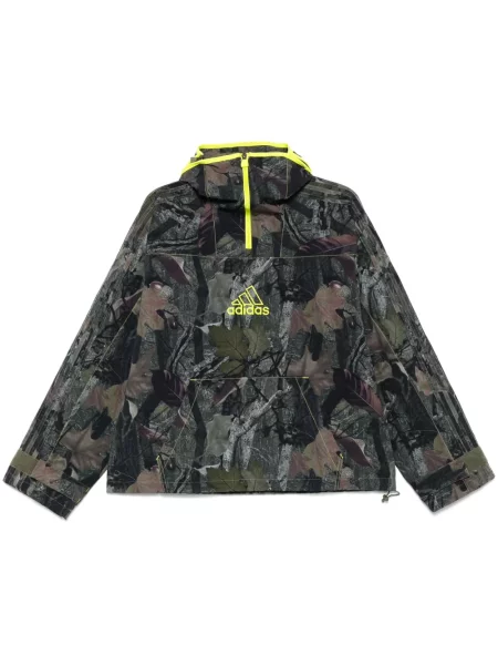 Dzianinowe spodnie Adidas niebieskie