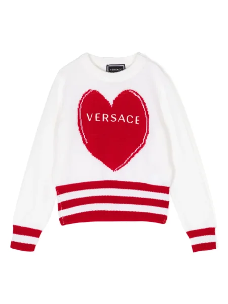 Sweter dziecięcy Versace biały