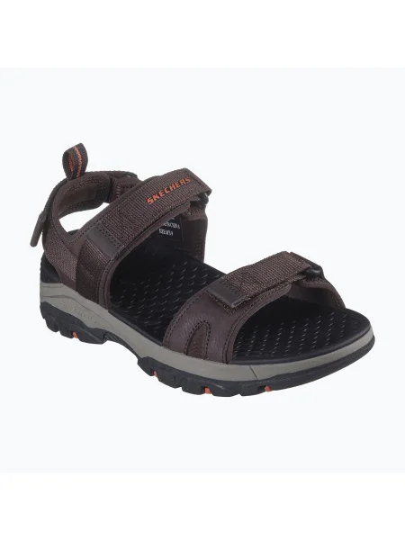 Мъжки сандали SKECHERS Tresmen Ryer chocolate кафяво