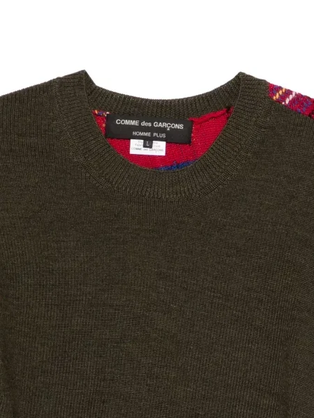 Vlněný svetr Comme Des Garçons Homme Plus zelený