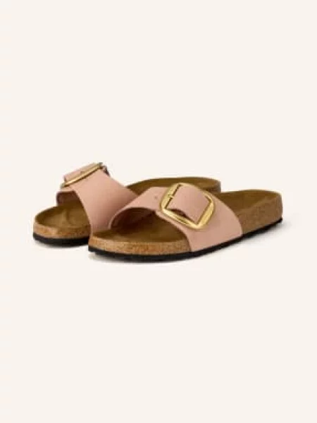 Birkenstock Klapki Madrid Big Buckle pink różowe
