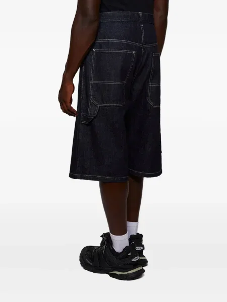 Pantaloni scurți din denim Vetements albastru