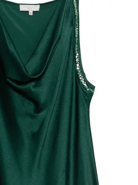 Rochie maxi Antonelli cu paiete verde