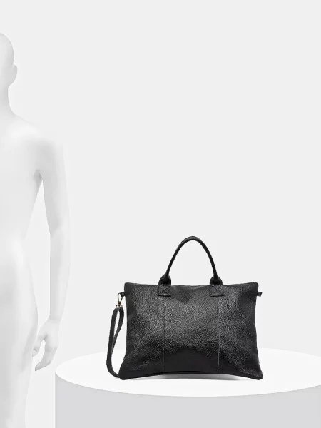 Шкіряна сумка для ноутбука Answear.LAB чорний