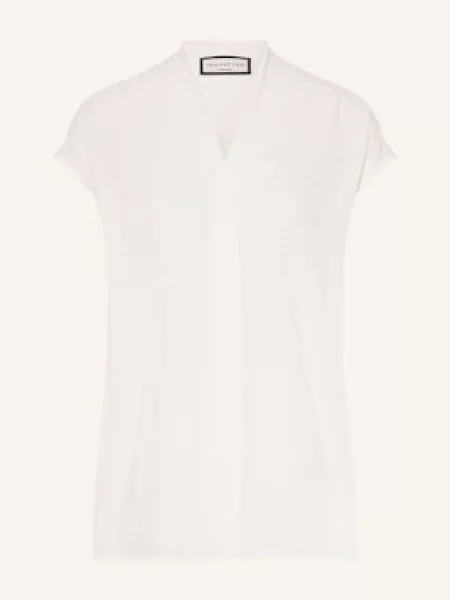 Sem Per Lei Bluzka Z Satyny weiss