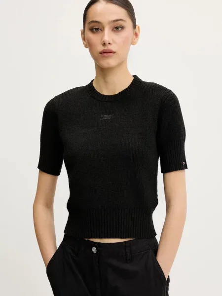Tommy Jeans pulover negru