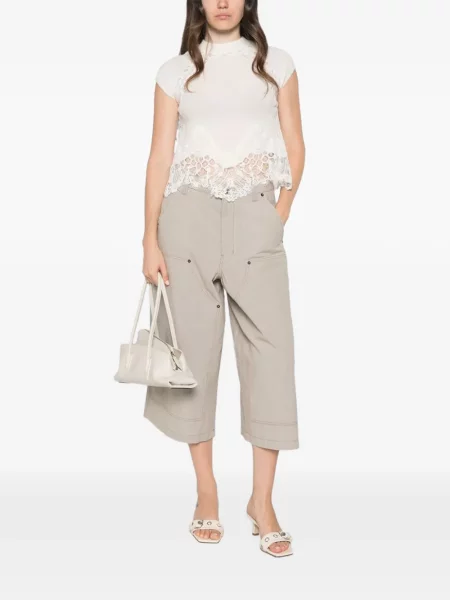 Top Ermanno Scervino tricotate alb