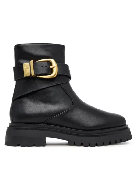 Steve Madden botki skórzane Lexs na platformie czarny
