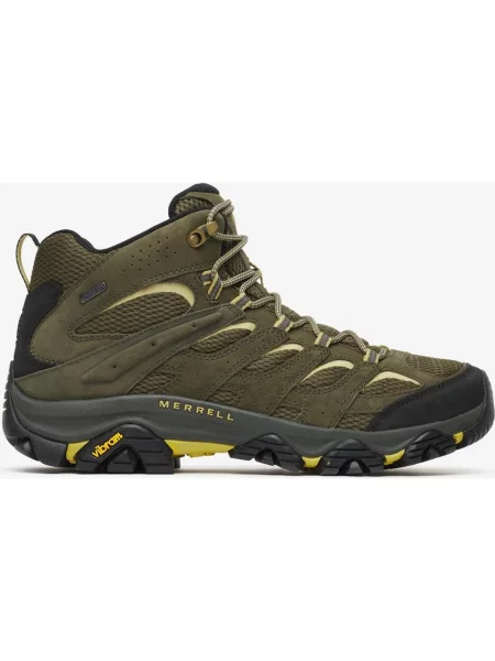 Buty trekkingowe Merrell Moab 3 Mid gore-tex zielony oliwkowy 41 czarny