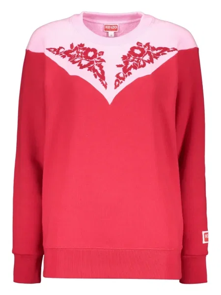 Kowbojska bluza Kenzo w kwiatki czerwona