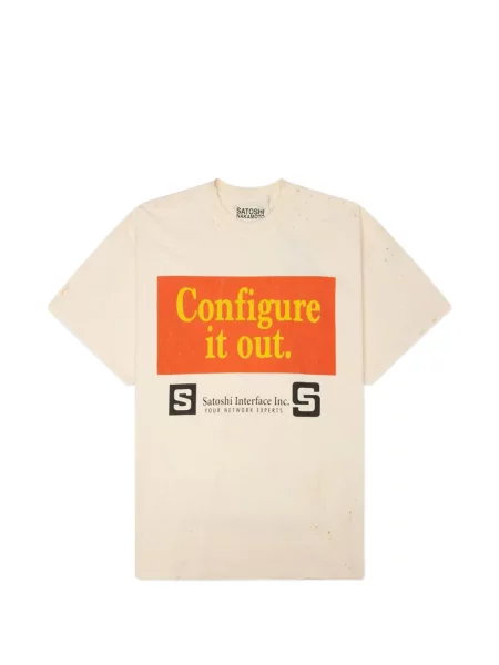 Tricou Satoshi Nakamoto cu imagine