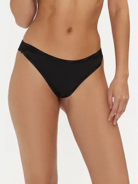 Calvin Klein Moteriškos kelnaitės Attraction pilka juoda