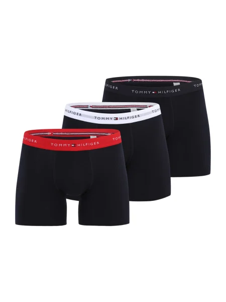 Tommy Hilfiger Underwear Boksarice Essential mornarska / siva / temno rdeča / bela črna