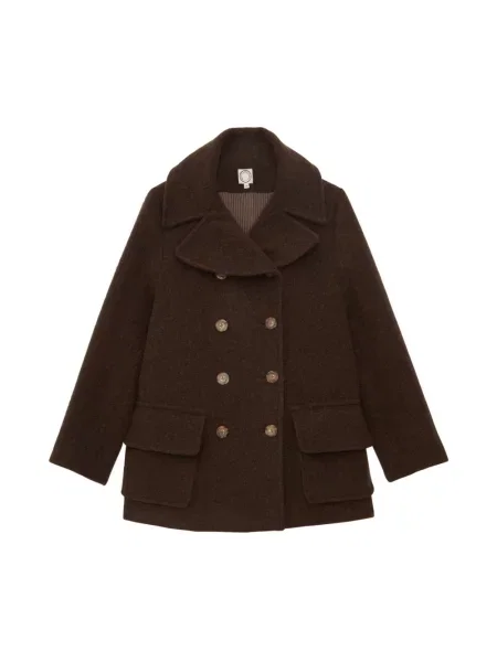 Płaszcz Ines De La Fressange Paris brązowy