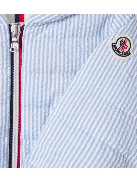 Πουπουλένιο μπουφάν Moncler Enfant μπλε