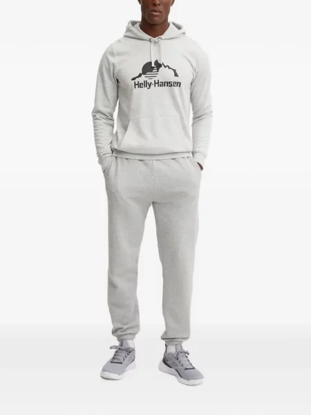Hanorac cu glugă Helly Hansen cu imagine gri