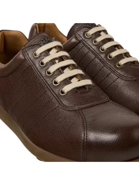 Sneakersy Camper skórzane brązowe