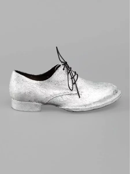 Pantofi derby Barny Nakhle chunky argintiu
