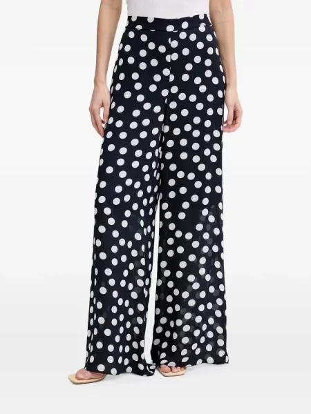 Pantaloni Joseph Ribkoff cu buline cu imagine albastru