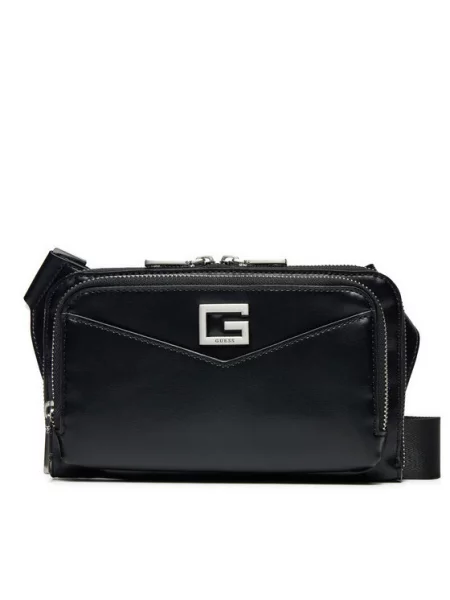 Torba Guess skórzana czarna