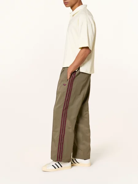 Adidas Originals Tréninkové Kalhoty Britcore olivová / tmavě červená