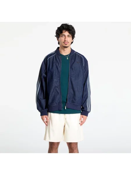 Дънково яке Adidas Originals камъни тъмносиньо