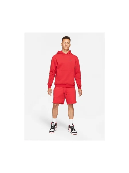Fleecová fleecová mikina Nike červená