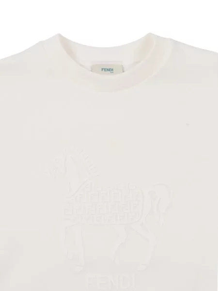 Bluza dziecięca Fendi biała