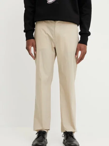 PS Paul Smith pantaloni bărbați cu fason chinos bej