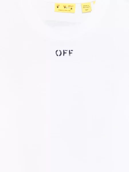 Koszulka dziecięca Off-white biała