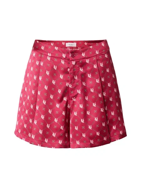 VERSTIQUE Pantaloni magenta alb