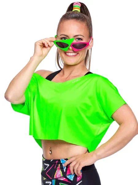 Winshape Funkcionális felső neonzöld fehér