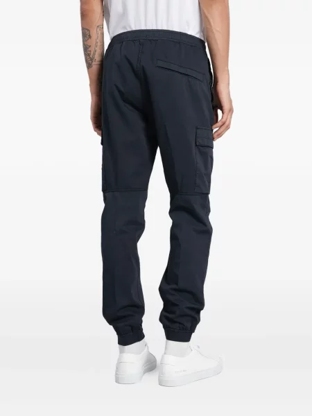 Pantaloni cargo Stone Island cu strasuri albastru