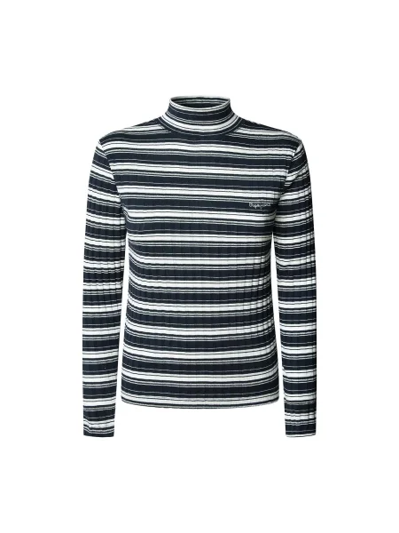 Pepe Jeans Tričko Belen tmavě modrá bílá