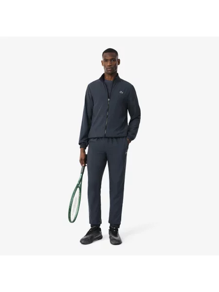 Lacoste Wodoodporny Komplet Dresowy Ciemnoszary Szary czarny