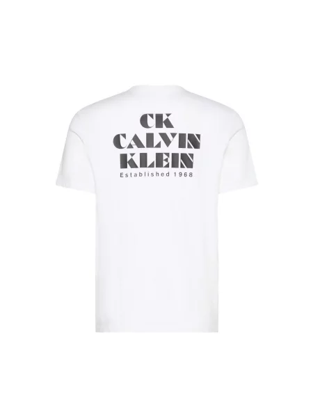 Calvin Klein Jeans Póló Resort Graphic fehér