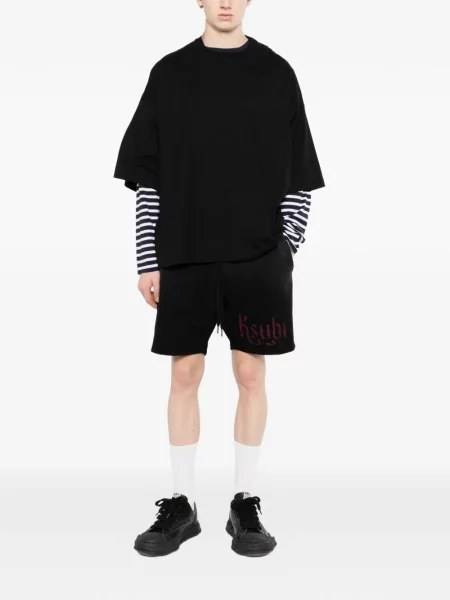 Pantaloni scurți Ksubi negru