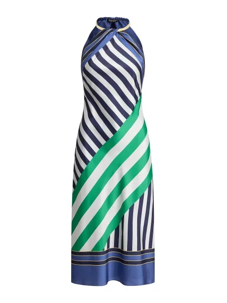 Lauren Ralph Lauren Rochie de cocktail LUXE bleumarin / albastru regal / verde alb