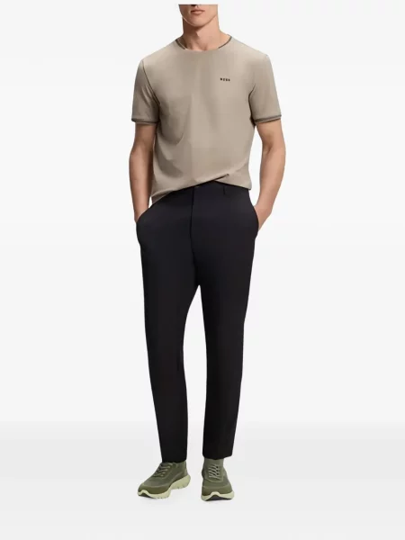Sneakerși Boss tricotate verde