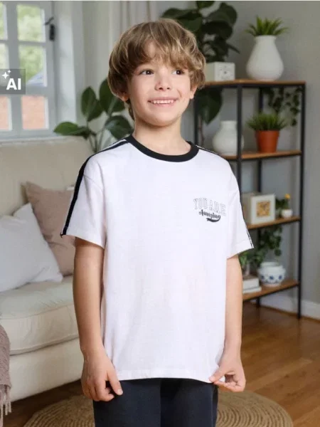 Sinsay Tričko s krátkými rukávy a potiskem bílá