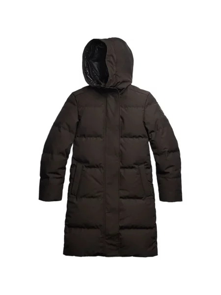 Prošívaný parka Canada Goose hnědá