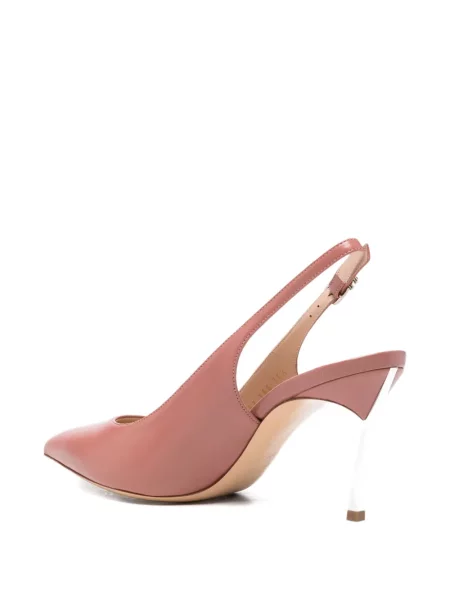 Sandale Casadei slingback roz